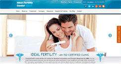 Desktop Screenshot of idealfertility.com