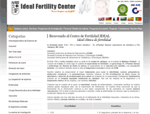 Tablet Screenshot of es.idealfertility.org